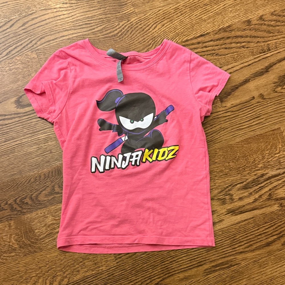 Pink Ninja Kids Shirt for kids size M